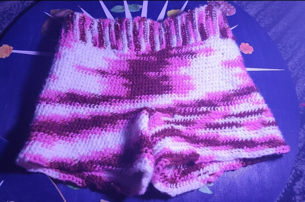 Neopolitan Crochet Shorts